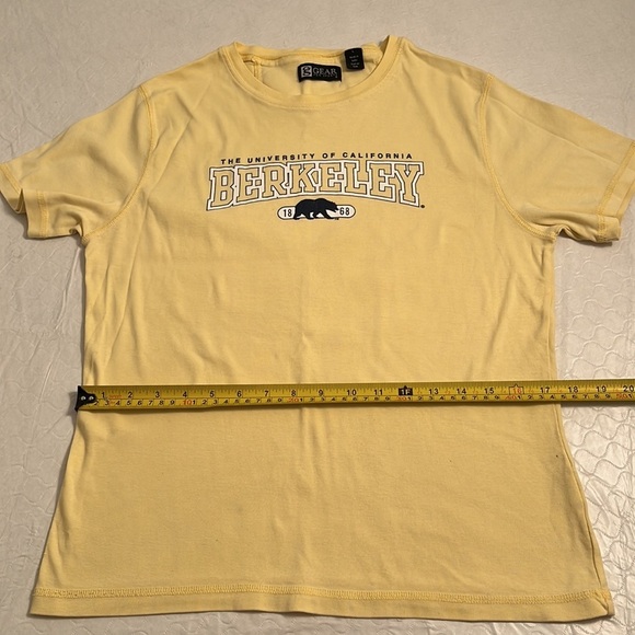 Gear University of California Berkeley light yellow short sleeve t-shirt - Picture 9 of 11